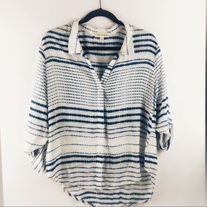 NWOT Anthropologie Cloth & Stone Button Down Top